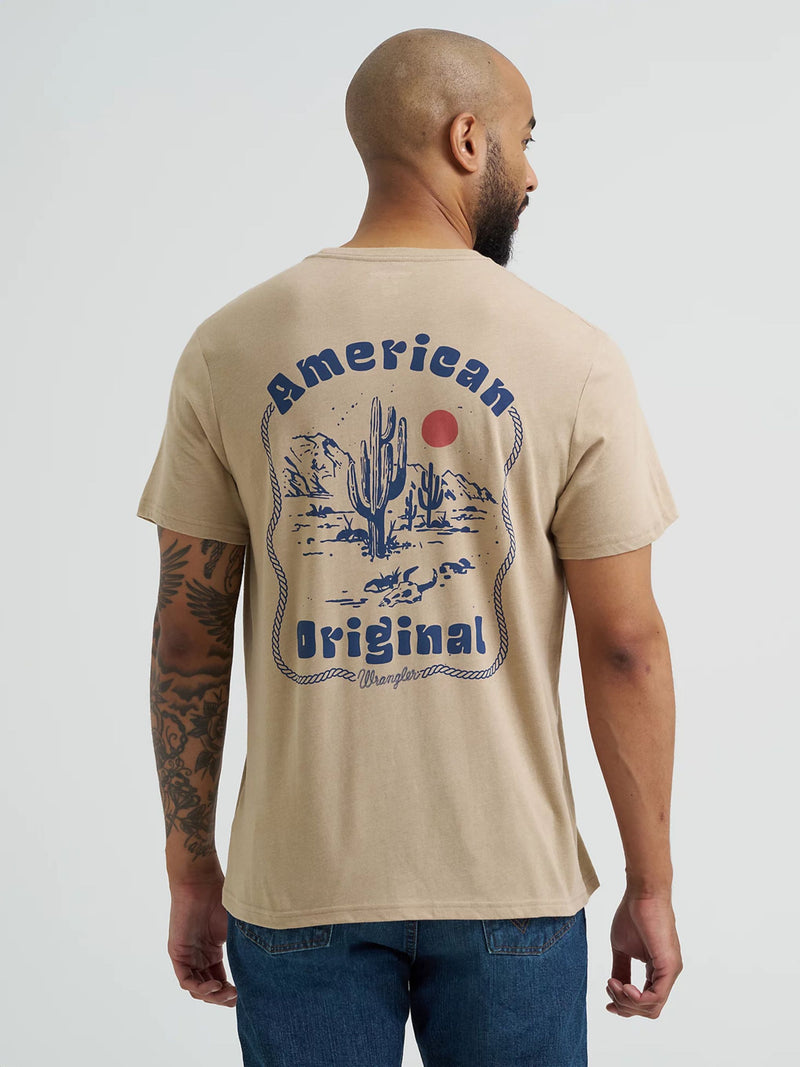 Wrangler Men's American Original Trench Coat Tee Shirt