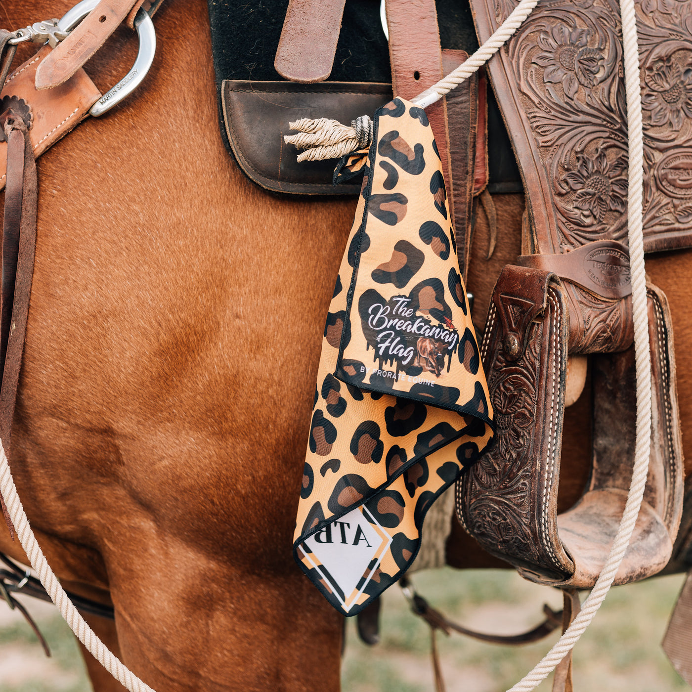 Prorate Equine Patterned Open Professional Breakaway Flag — NRS