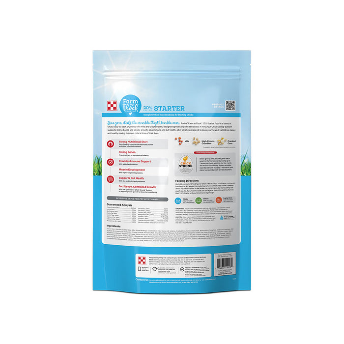 Purina Animal Nutrition Farm to Flock 20% Starter