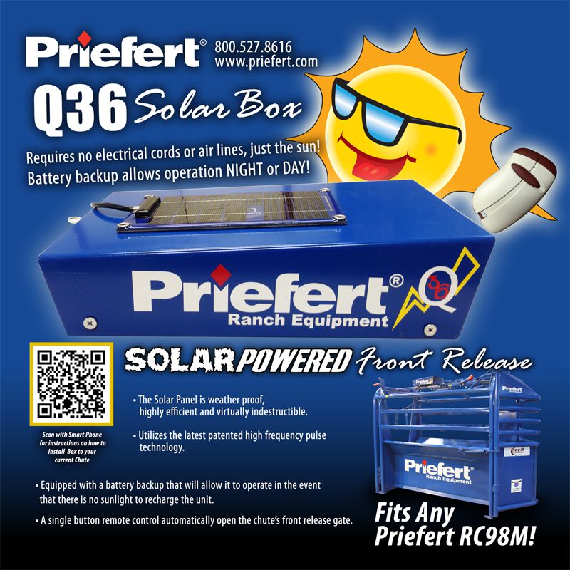 Priefert Q36-98 Solar Powered Control Box