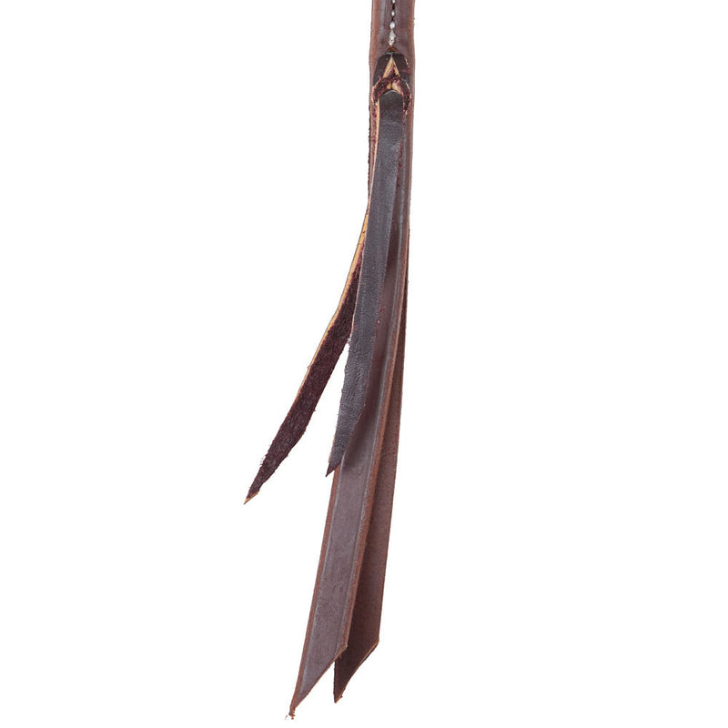 NRS Heavy Oil Blood Knot Leather Quirt