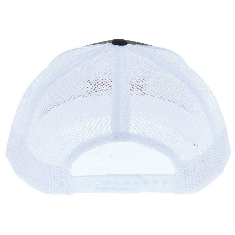 NRS National Ropers Supply Black and White Cap