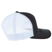 NRS National Ropers Supply Black and White Cap
