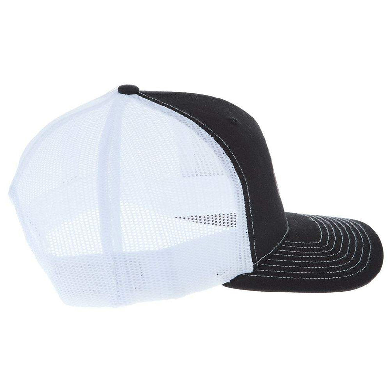 NRS National Ropers Supply Black and White Cap