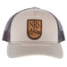 NRS Khaki and Coffee Laser Patch Cap