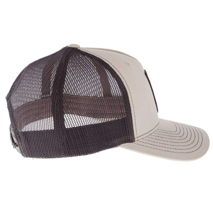 NRS Khaki and Coffee Laser Patch Cap
