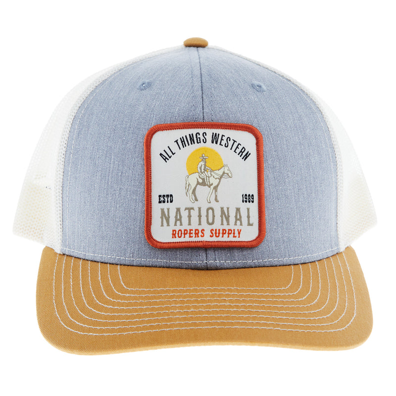 NRS Ranch Supply Grey and Gold Cap