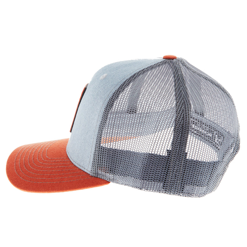 NRS Sunset Patch Grey & Orange Cap