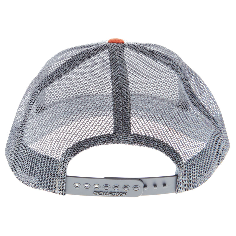 NRS Sunset Patch Grey & Orange Cap