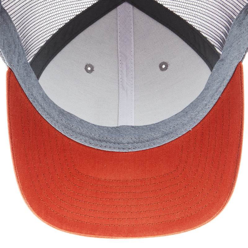 NRS Sunset Patch Grey & Orange Cap
