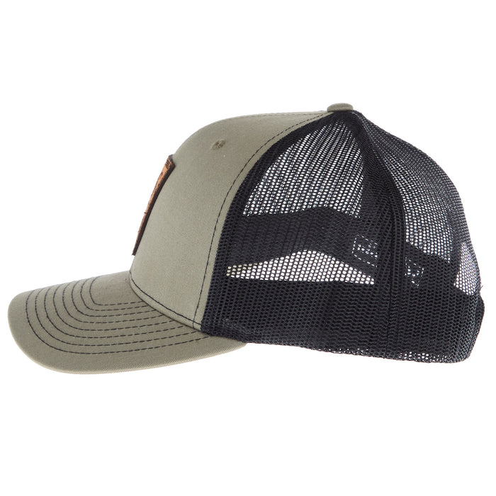 NRS Loden and Black Laser Patch Cap