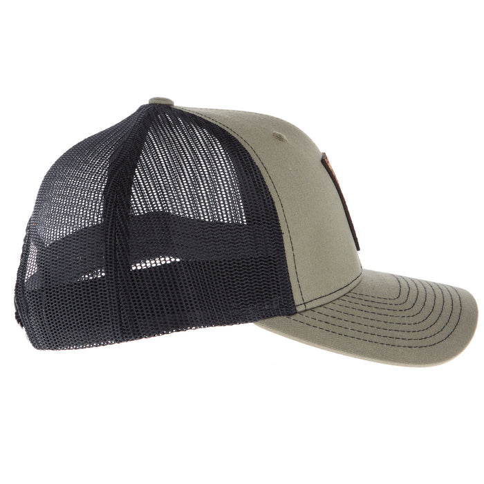 NRS Loden and Black Laser Patch Cap