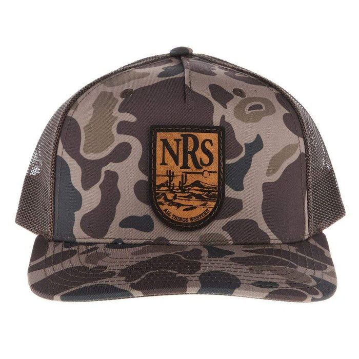 NRS Duck Camo and Brown Laser Patch Cap