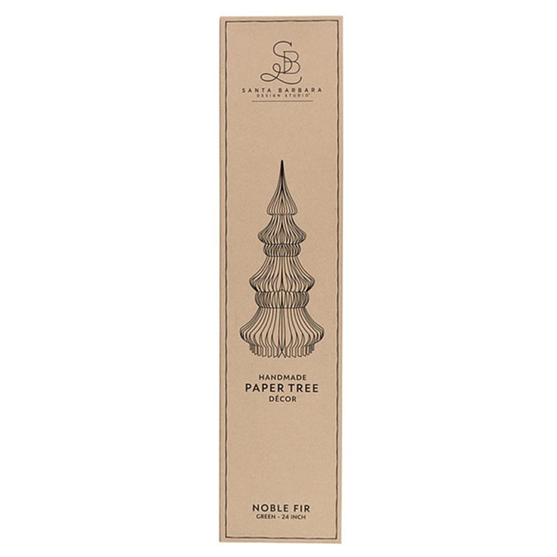 Creative Brands Noble Fir Green Paper Tree - 24