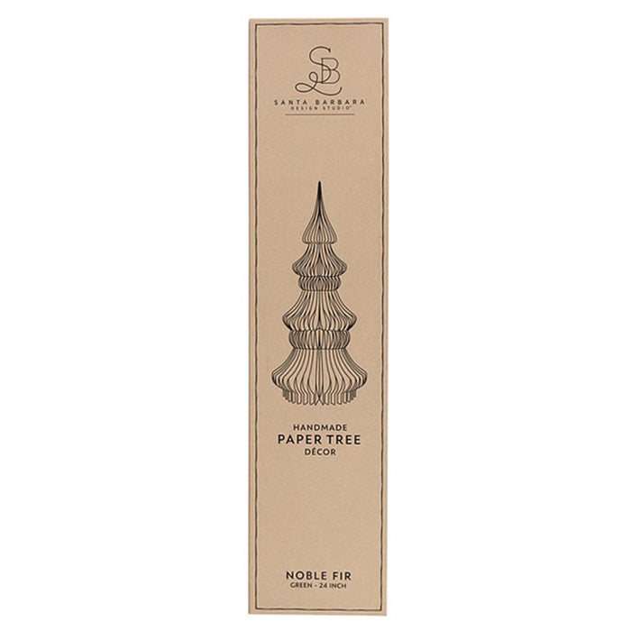 Creative Brands Noble Fir Green Paper Tree - 24
