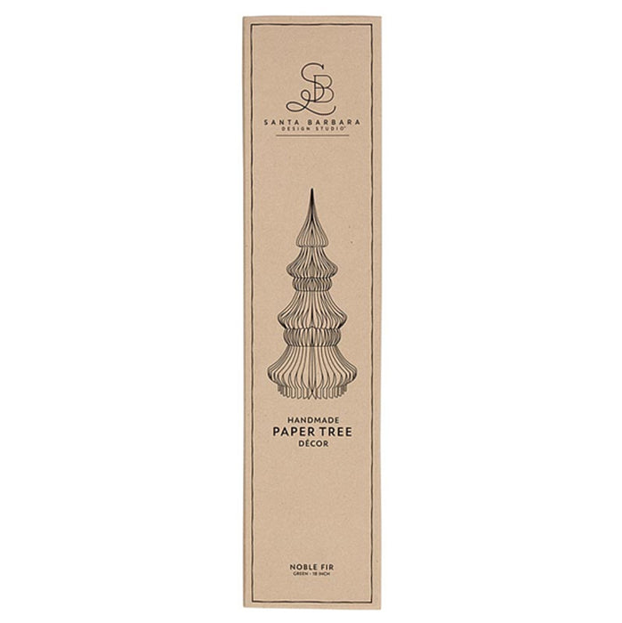 Creative Brands Noble Fir Green Paper Tree - 18