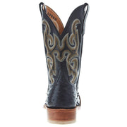 Rios Of Mercedes Men`s Black FQ Ostrich 11in Black Calf Top Square Toe