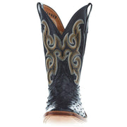 Rios Of Mercedes Men`s Black FQ Ostrich 11in Black Calf Top Square Toe