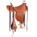 Burns Saddlery 15.5in 5/8 Breed Wyoming Flower Wade Ranch Saddle