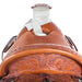 Burns Saddlery 15.5in 5/8 Breed Wyoming Flower Wade Ranch Saddle