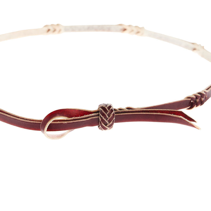 John Marshall Flat Rawhide Hat Band