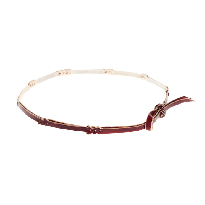 John Marshall Flat Rawhide Hat Band