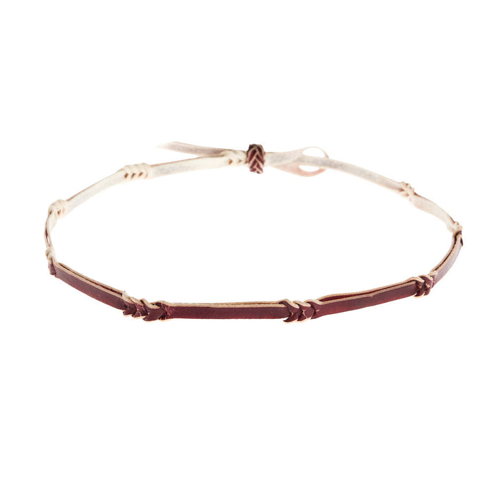 John Marshall Flat Rawhide Hat Band