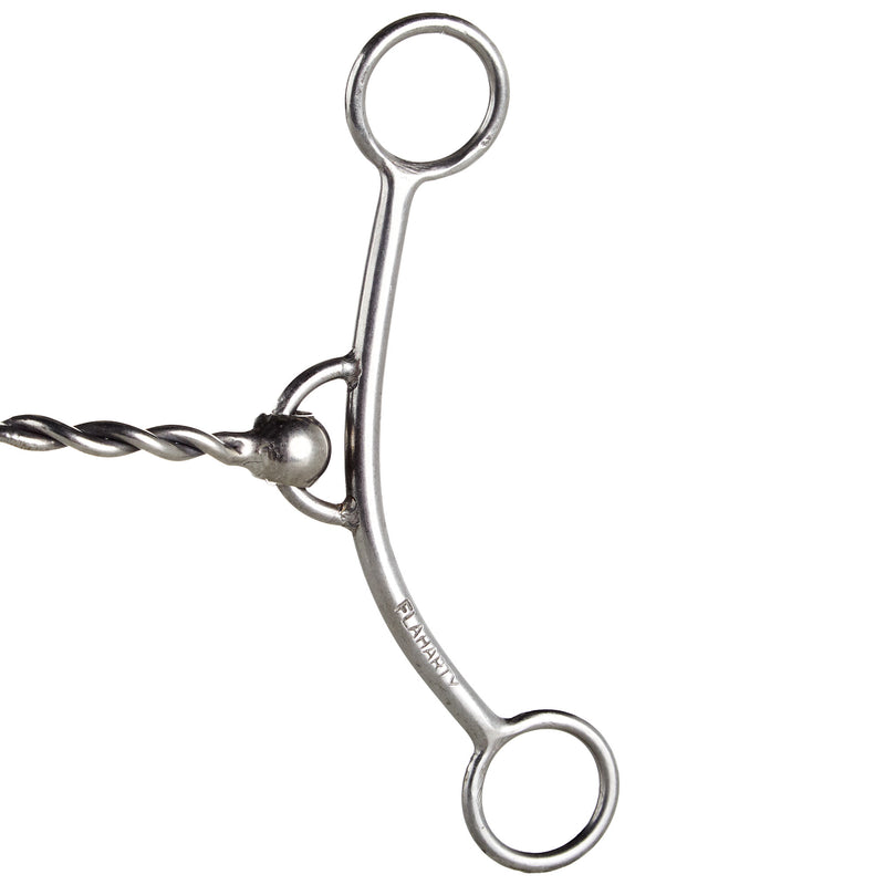 Flaharty Bits & Spurs Reg'lar Betty Twisted Wire Gag Bit