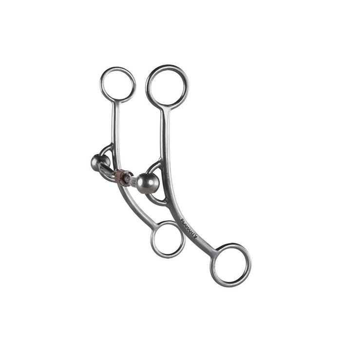 Flaharty Bits  Spurs Smooth 3pc RegLar Betty Gag Bit