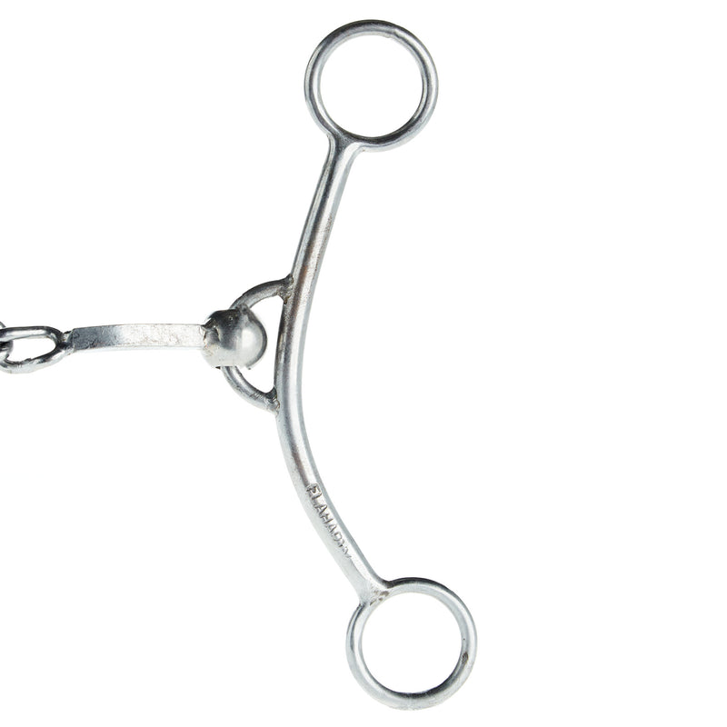 Flaharty Bits & Spurs Reg'lar Betty Square Chain Center Gag Bit