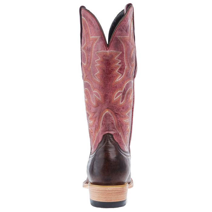 Resistol Boots Men`s Chocolate Maddog Vamp 13In Red Top