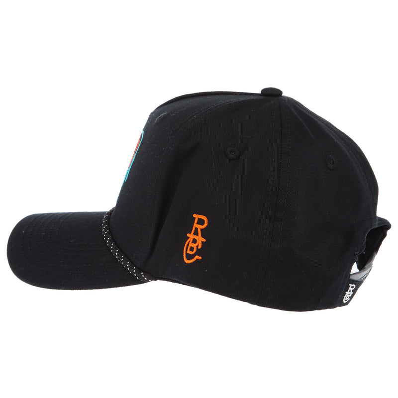 Raised by Coyotes Mens Coyotes Black Beef Cuts Cap