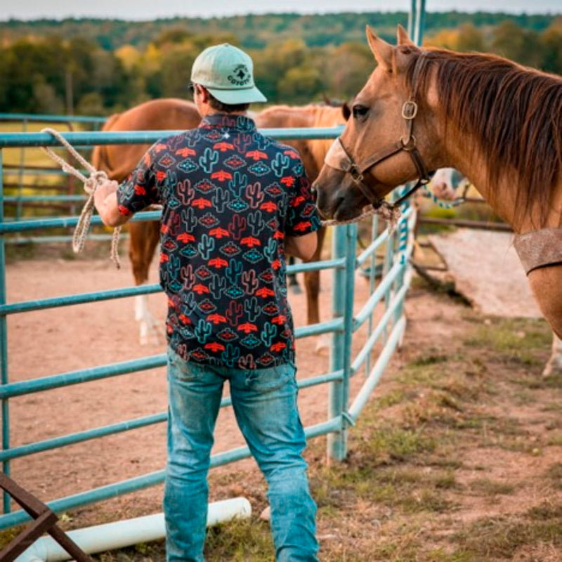 Raised by Coyotes Desert Cactus Nights Polo