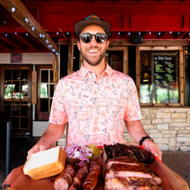 Raised by Coyotes Coyotes Texas BBQ Polo