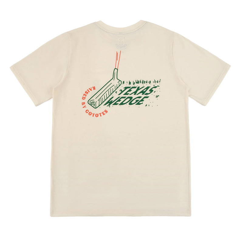 Raised by Coyotes Natural Texas Wedge Tee