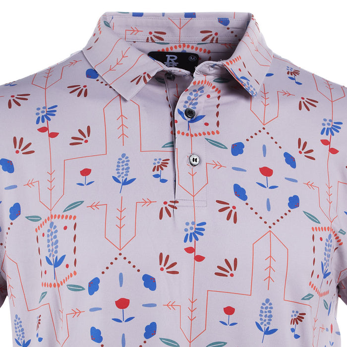 Raised by Coyotes Texas Wild Flowers Polo