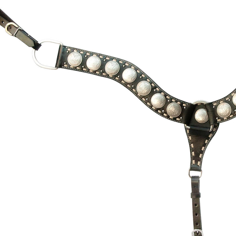 Rodeo Quincy Black Dinero Breast Collar