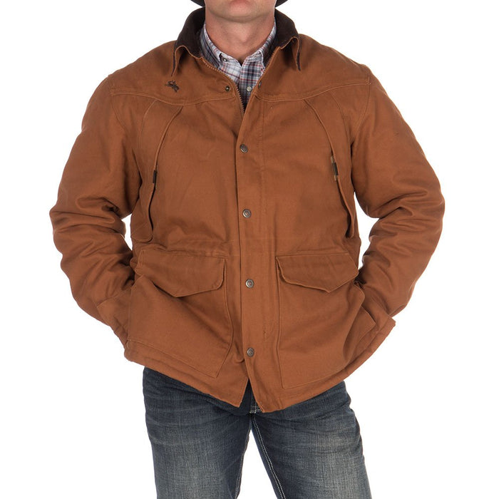 Wyoming Traders Mens Canvas Rust Ranch Coat