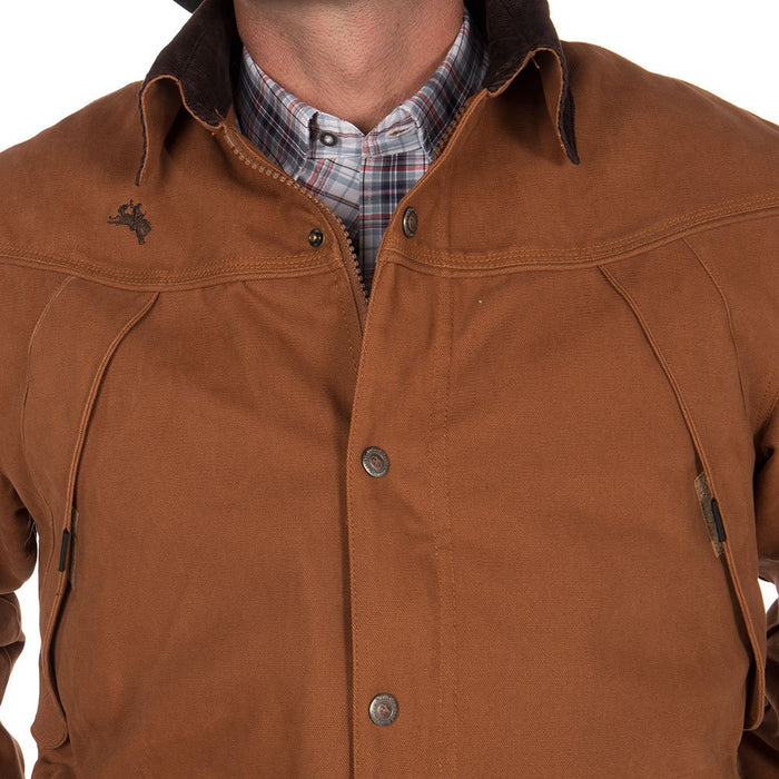 Wyoming Traders Mens Canvas Rust Ranch Coat