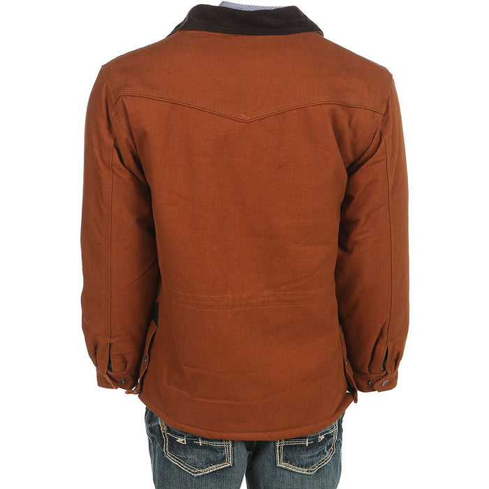 Wyoming Traders Mens Canvas Rust Ranch Coat