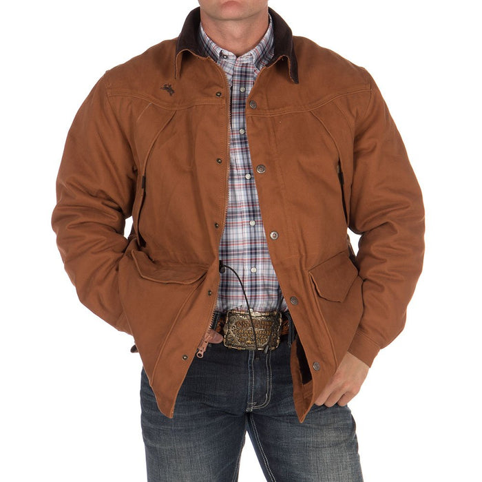 Wyoming Traders Mens Canvas Rust Ranch Coat
