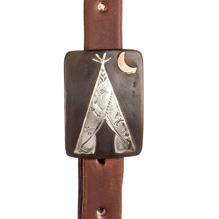 Cowperson Tack NRS Exclusive Teepee Slit Ear Headstall