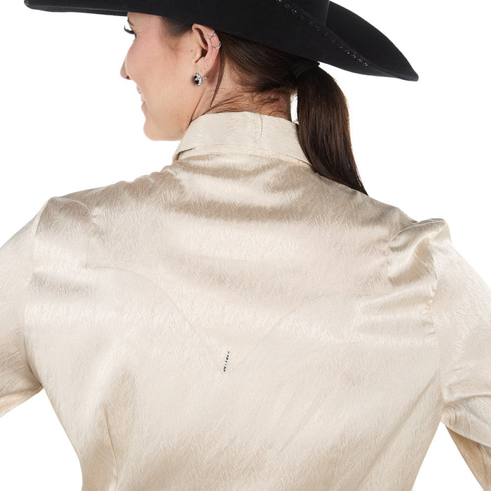 Kultured Rider Women's Ivory Solid Show Top