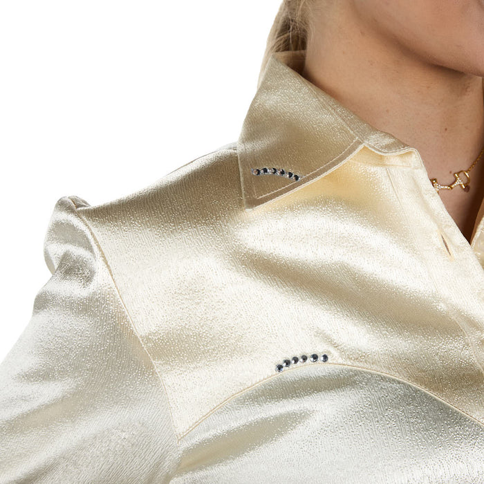 Kultured Rider Women's White Show Top