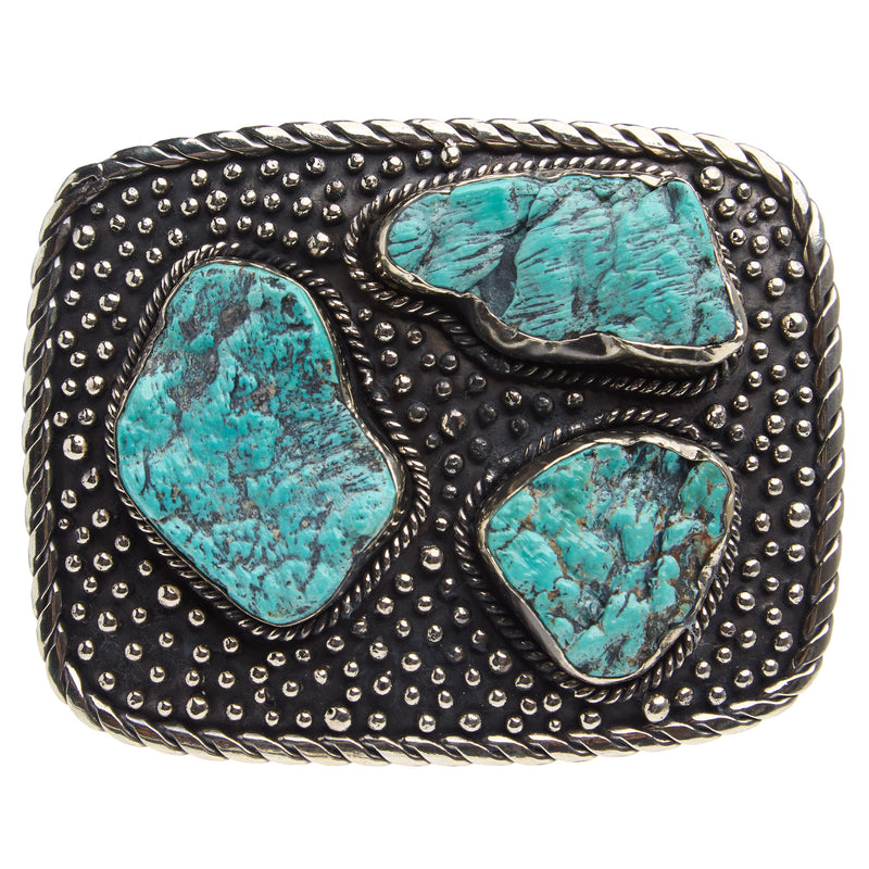 Paige Wallace Turquoise Three Stone Buckle