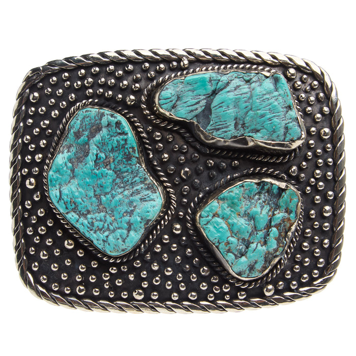 Paige Wallace Turquoise Three Stone Buckle