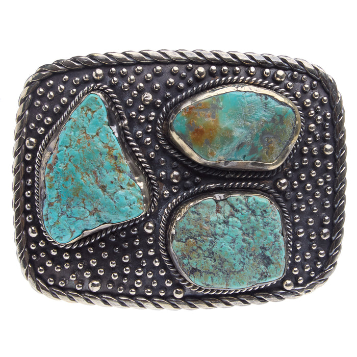 Paige Wallace Turquoise Three Stone Buckle