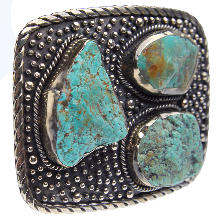 Paige Wallace Turquoise Three Stone Buckle