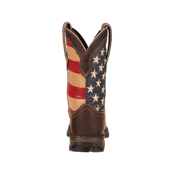Durango Boots Women's Lady Rebel 10 In Patriotic Flag Western boot