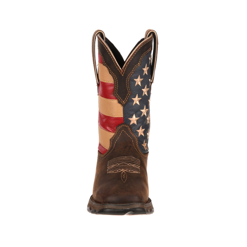 Durango Boots Women's Lady Rebel 10 In Patriotic Flag Western boot